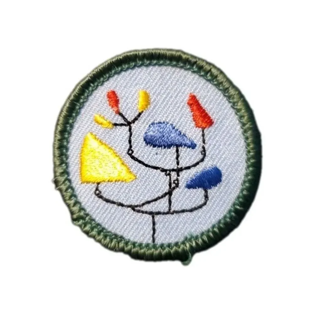 Retired Girl Scouts Art In 3D Badge Patch 1.5